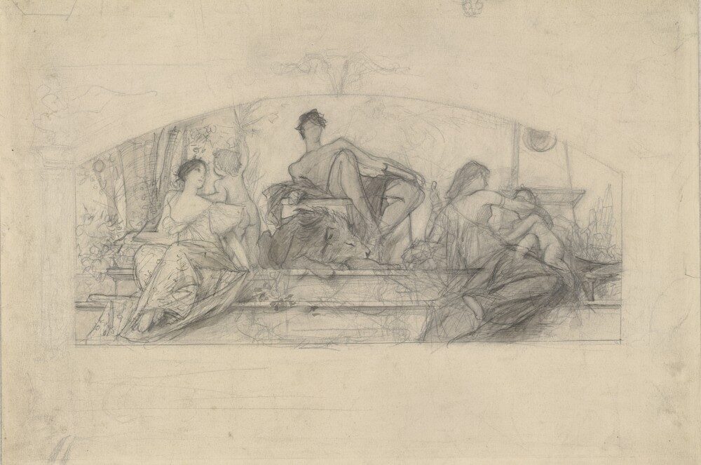 OBR: Skica kompozice „Die Reiche der Natur