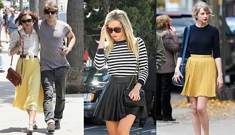 FOTO: Plisované sukně