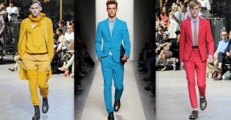 FOTO: pánská jarní kolekce hýří barvami