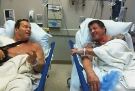 OBR: Arnold, Sly v nemocnici