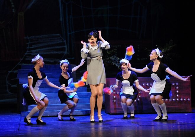 FOTO: Daniela Šinkorová v muzikálu Prodavači snů (DJKT, 2012)