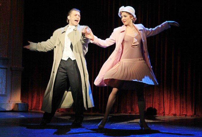 FOTO: Josef Pejchal a Martina Sikorová stepují