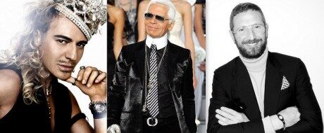 FOTO: John Galliano, Karl Lagerfeld, Stefano Pilati