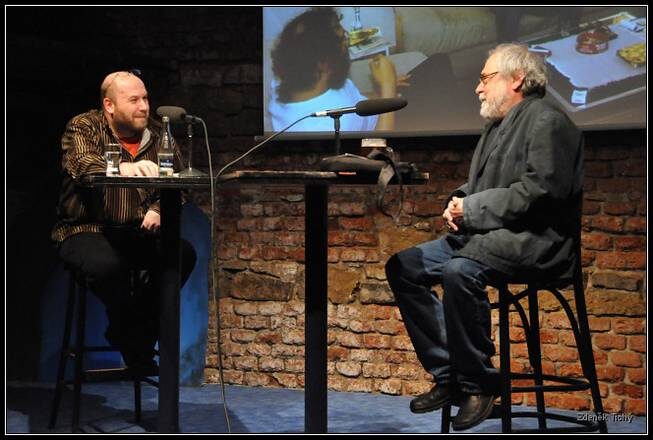 FOTO: David Hrbek a Vladimír Hanzel, tajemník Václava Havla