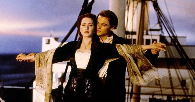 FOTO: Památná scéna ve filmu Titanic