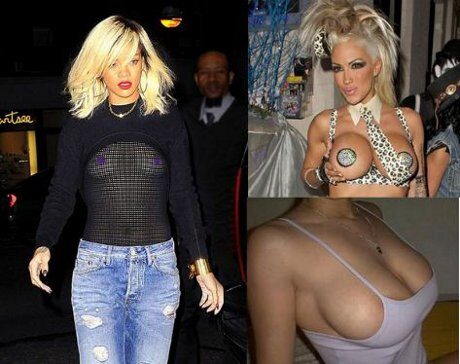 FOTO: Téměř nahá prsa