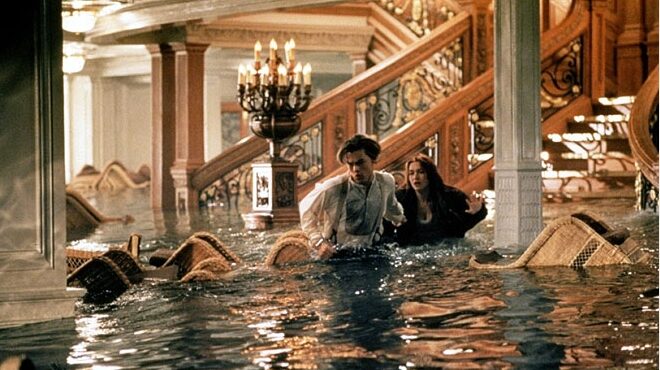 FOTO: Závěrečná scéna z filmu Titanic