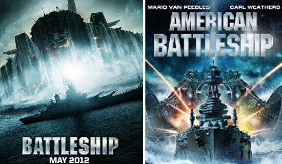 FOTO: Battleship vs American Battleship