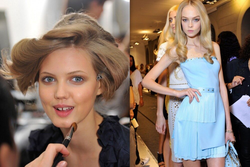 FOTO: přirozené dívčí líčení značky Versace