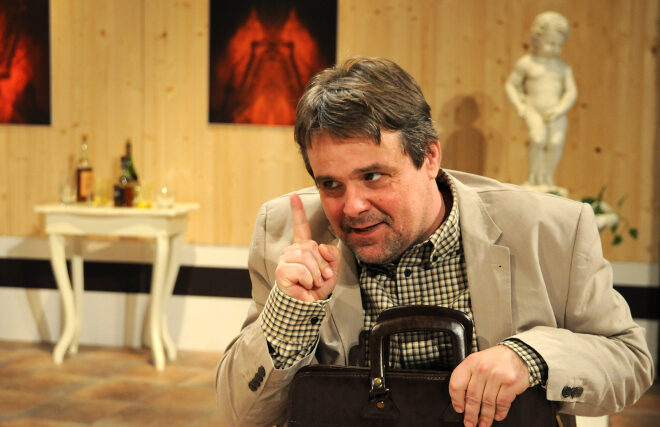 Alexandr Postler v roli Blbce k večeři