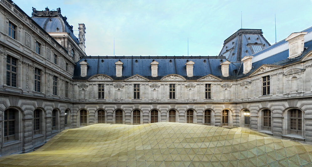 OBR: Pohled do dvora Visconti, Louvre