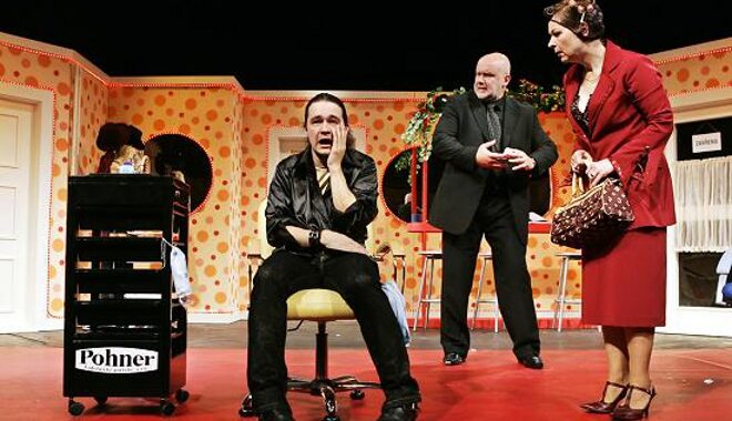 FOTO: Ladislav Špiner v představení Bláznivé nůžky