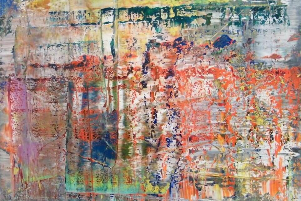 foto: obraz známého výtvarníka Gerharda Richtera