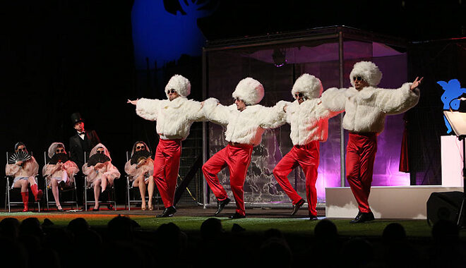 FOTO: Mužské titulní kvarteto a jejich ruské tance