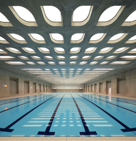 OBR: Rozehřívací bazén v londýnském Aquatic centre