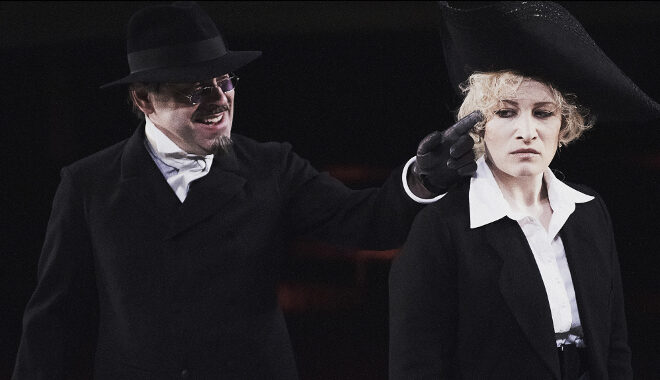 FOTO: Miroslav Táborský a Helena Dvořáková ve hře Polední úděl