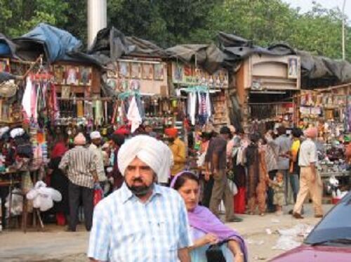 FOTO: Indie, Nové Dillí, trh Bangla Saahib
