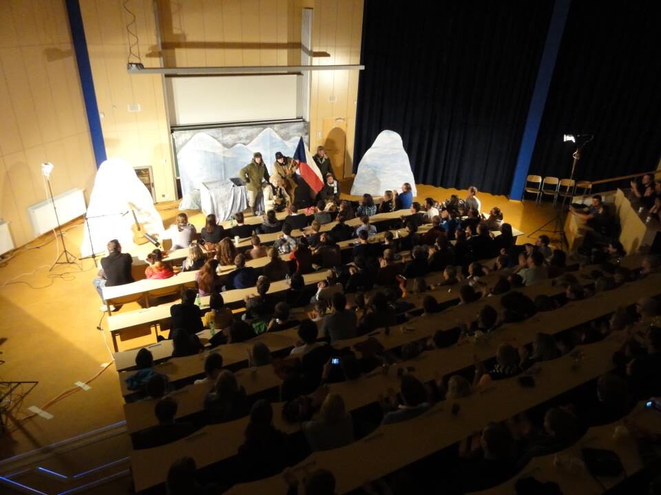 FOTO: Živý obraz po Dobytí severního pólu