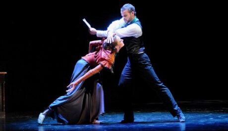 FOTO: Záběr ze zkoušky baletu Anna Karenina (DJKT, 2012)