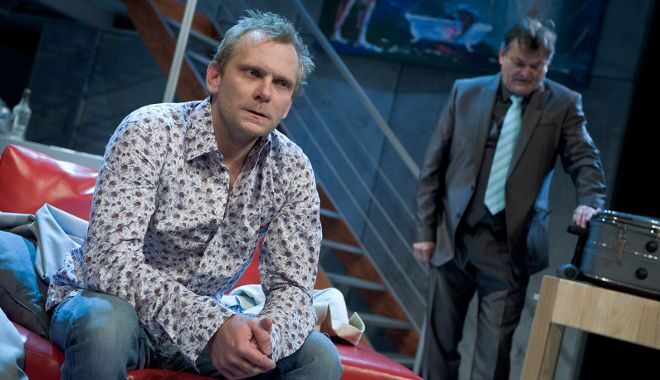 FOTO: Ondřej Volejník a Jan Dvořák v inscenaci Fuk