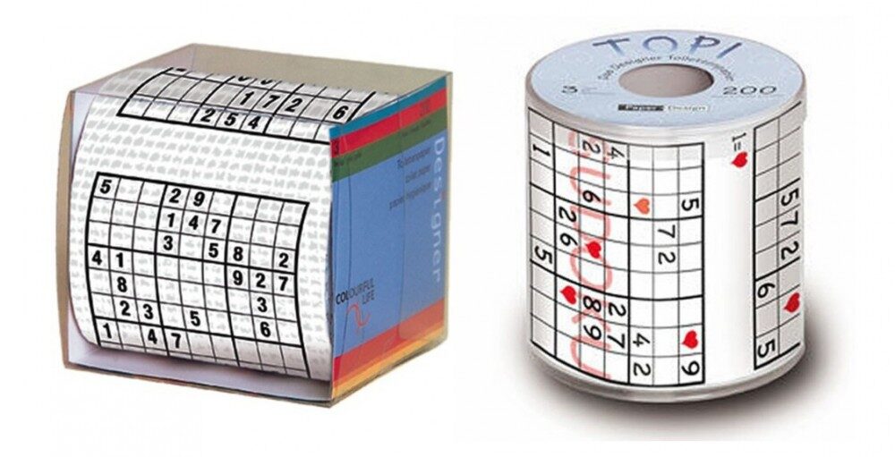 OBR: Toaletní papír sudoku