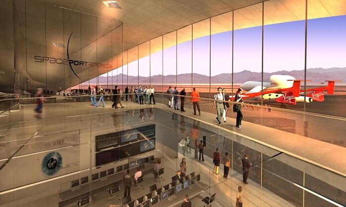 Interiér Spaceportu