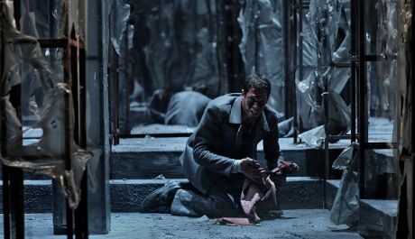 Jan Hušek v roli Oidipa v Jihočeském divadle