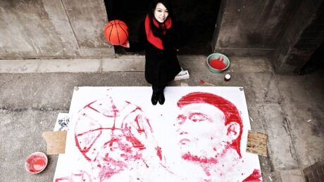 FOTO: malovani_basketbalovy_micem