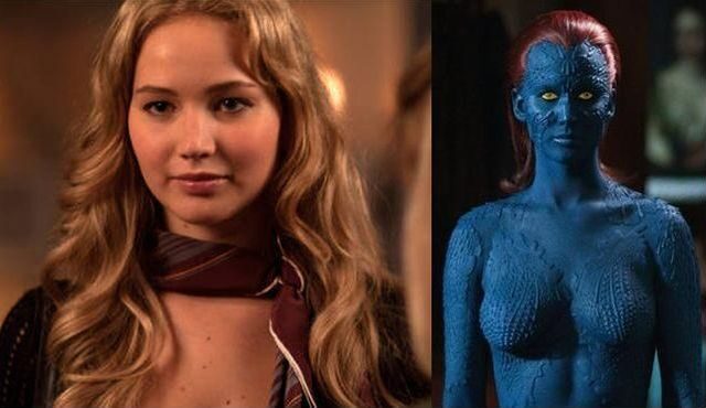 FOTO: Jennifer Lawrence jako Raven a jako Mystique ve filmu X-Men: První třída