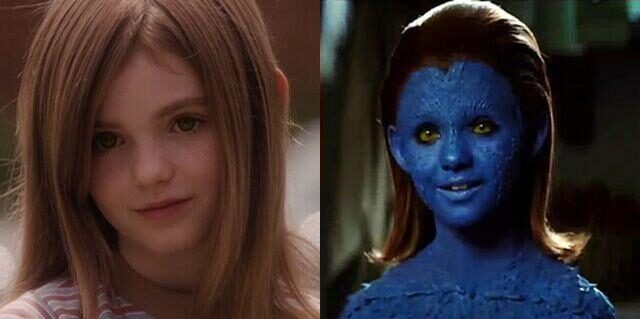 FOTO: Morgan Lily ve filmu Má mě rád, nemá mě rád a ve filmu X-Men: První třída