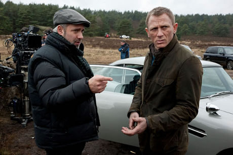 Sam Mendes directing Bond