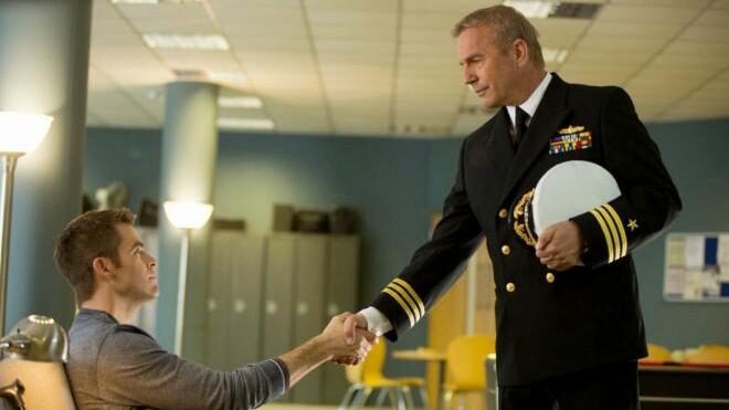 FOTO: Chris Pine Kevin Costner Jack RyanChris Pine Kevin Costner Jack Ryan