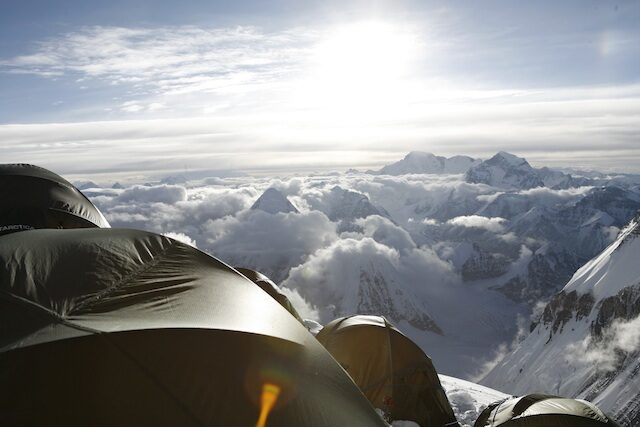 Foto: Everest - north col tents