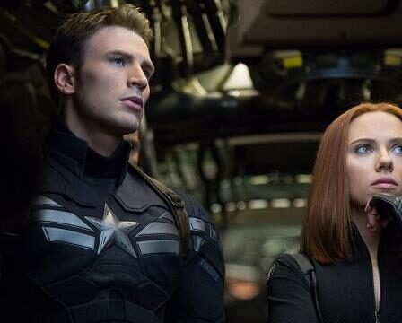 FOTO: Chris Evans Scatlett Johansson Captain America Winter Soldier