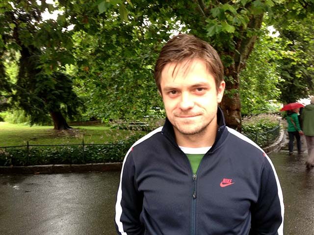 Jiří Mádl přijel na festival do Karlových Varů. Foto: Kateřina Sýsová