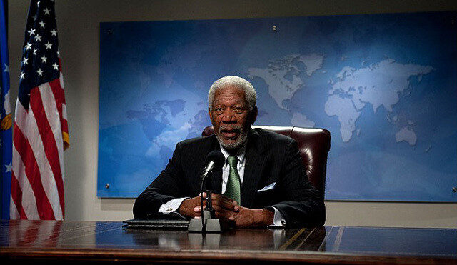 FOTO: Pád Bílého domu - Morgan Freeman -Bontonfilm CZ