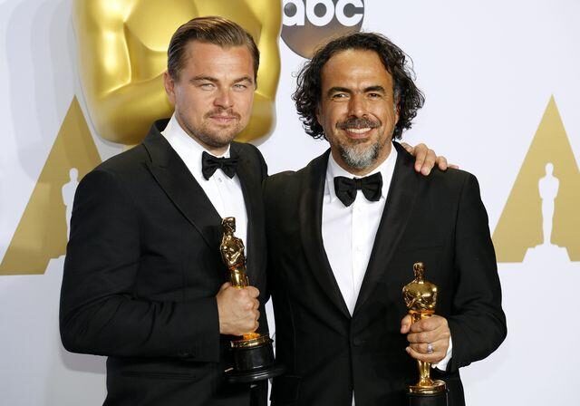 Leonardo DiCaprio a Alejandro Gonzales 2015 oscar