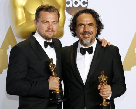 Leonardo DiCaprio a Alejandro Gonzales 2015 oscar
