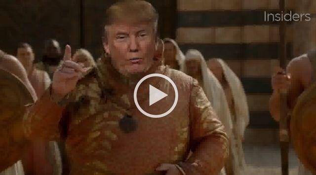 winter is trumping Donald Trump Hra o trůny Game of thrones