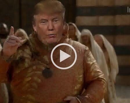 winter is trumping Donald Trump Hra o trůny Game of thrones