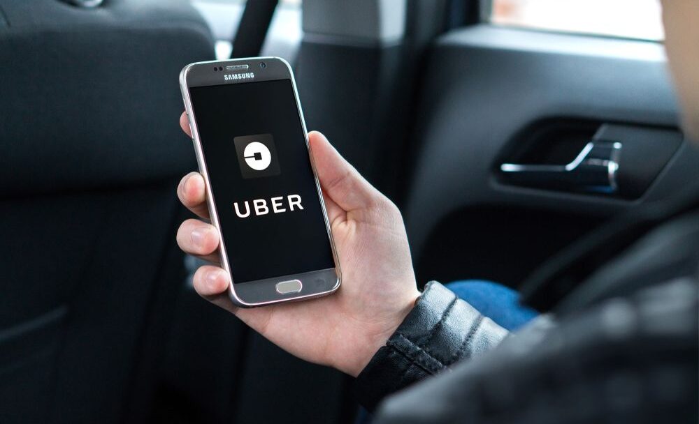 mobilní aplikace uber