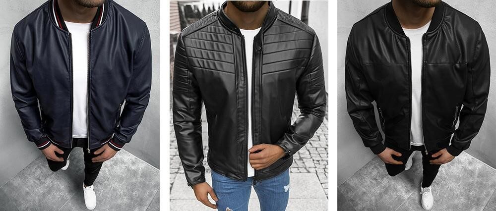 pánská kožená bunda