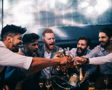 Enjoying their night out
