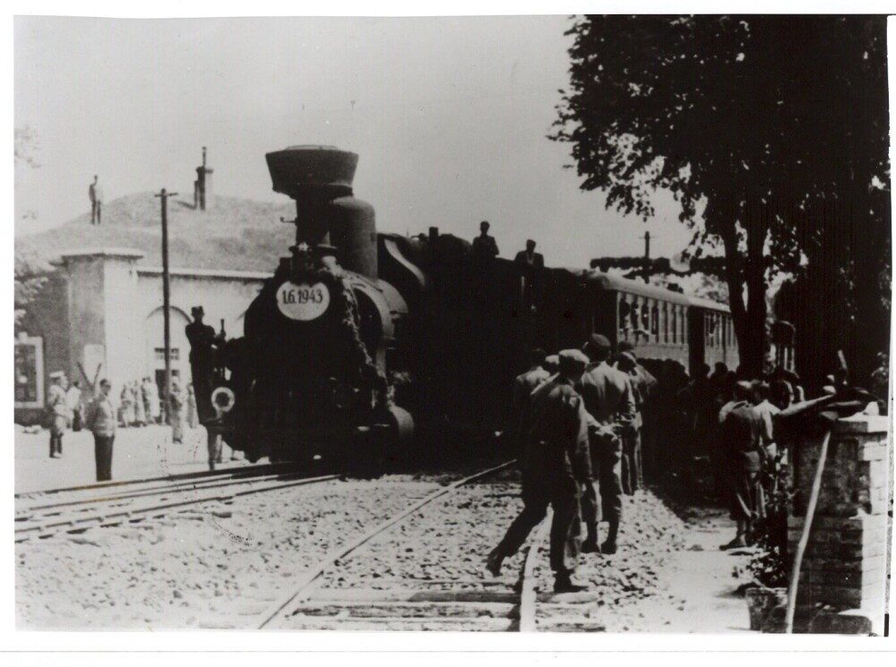 FOTO: Příjezd vlaku do pevnosti Terezín