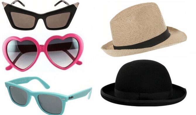FOTO: Brýle a klobouk