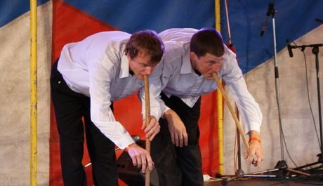 FOTO: Autorské nonverbální divadlo Squadra Sua na Sázavafestu 2009