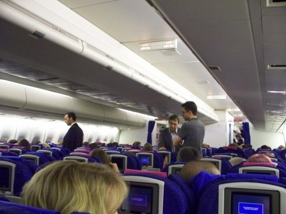 Interiér letadla, Zdroj: photobucket.com