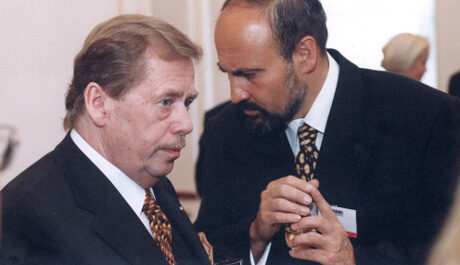 FOTO: Václav Havel, Tomáš Halík