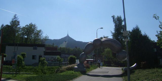 Foto: Horní Hanychov, výchozí bod Ještědmana