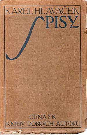 FOTO: Obálka sebraných spisů Karla Hlaváčka